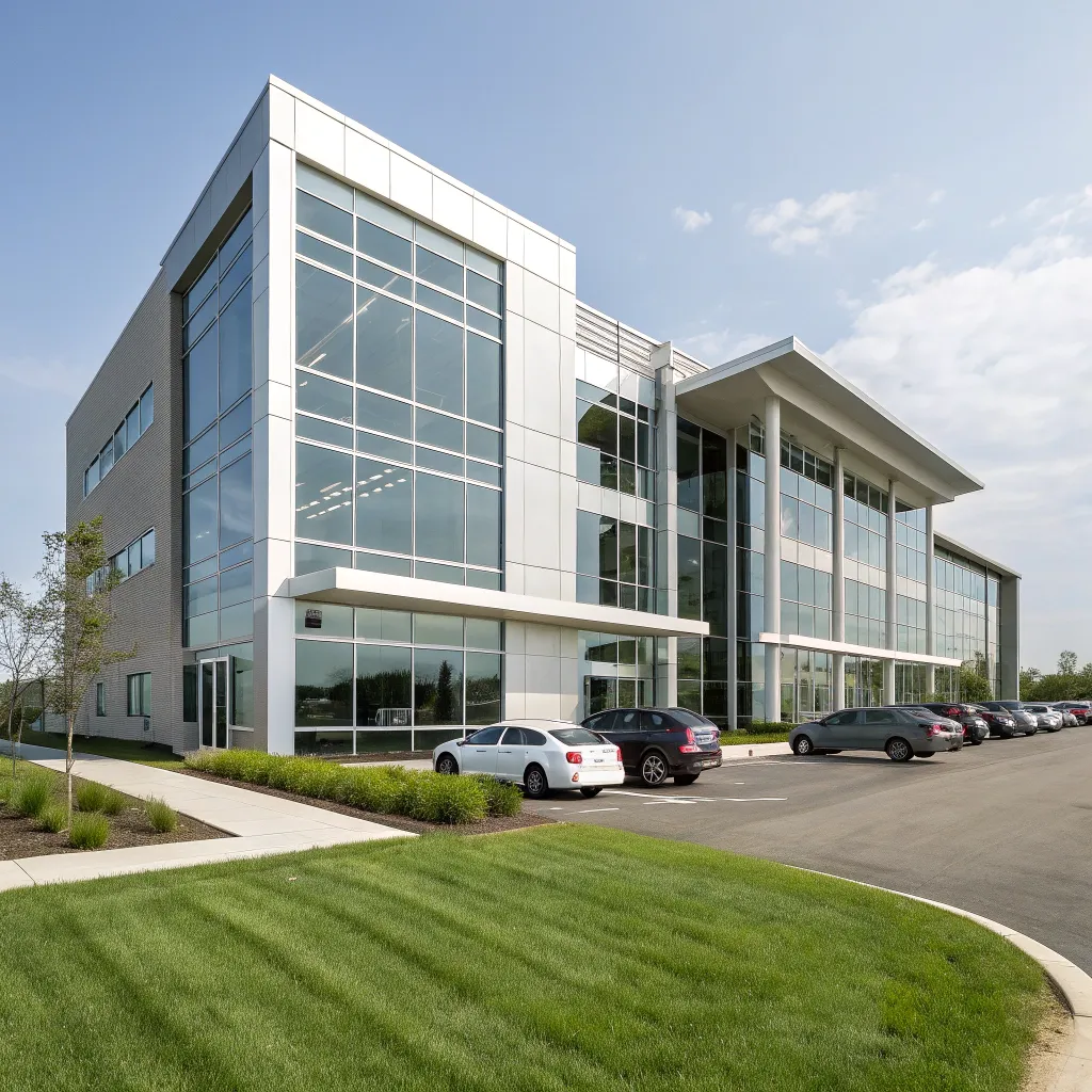 Modern office building